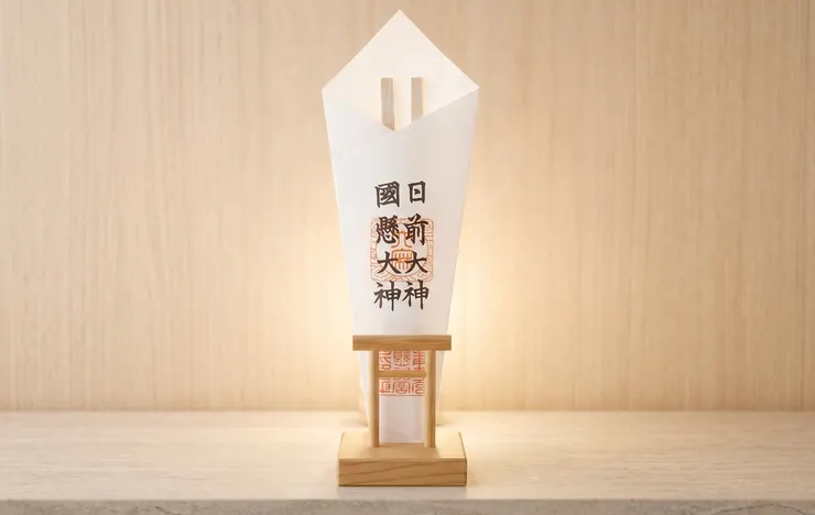 日前神宮和國懸神宮的大麻也是一起的。