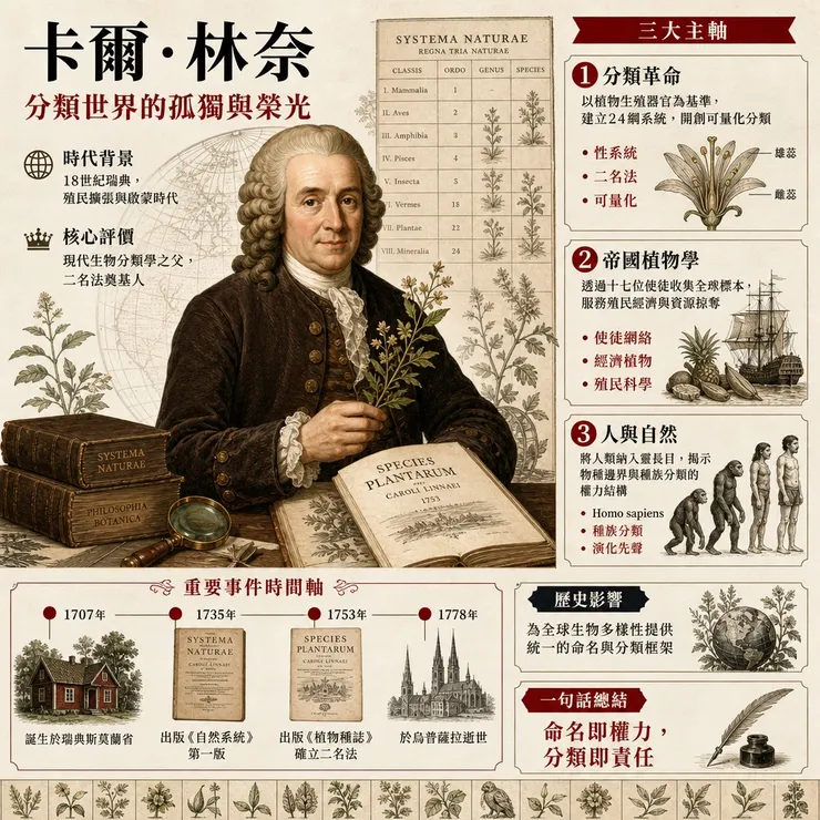 林奈:分類世界的男人