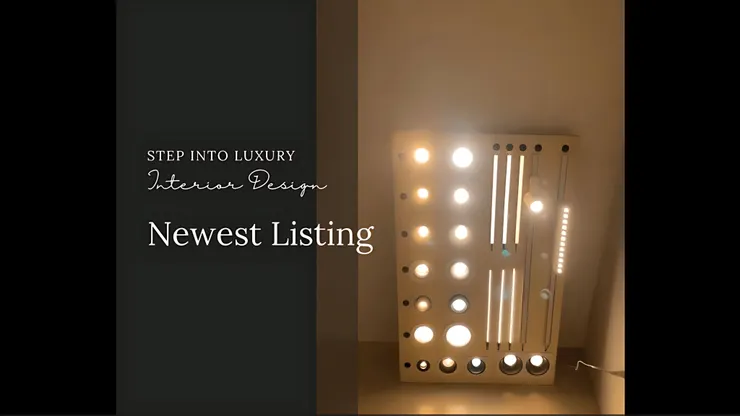 LED燈具展示板-樂居空選材Large Decor