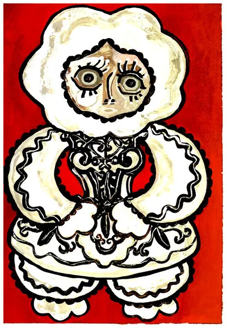 圖16《偉大的萌奇》每個角色皆有一幅單獨的畫像。