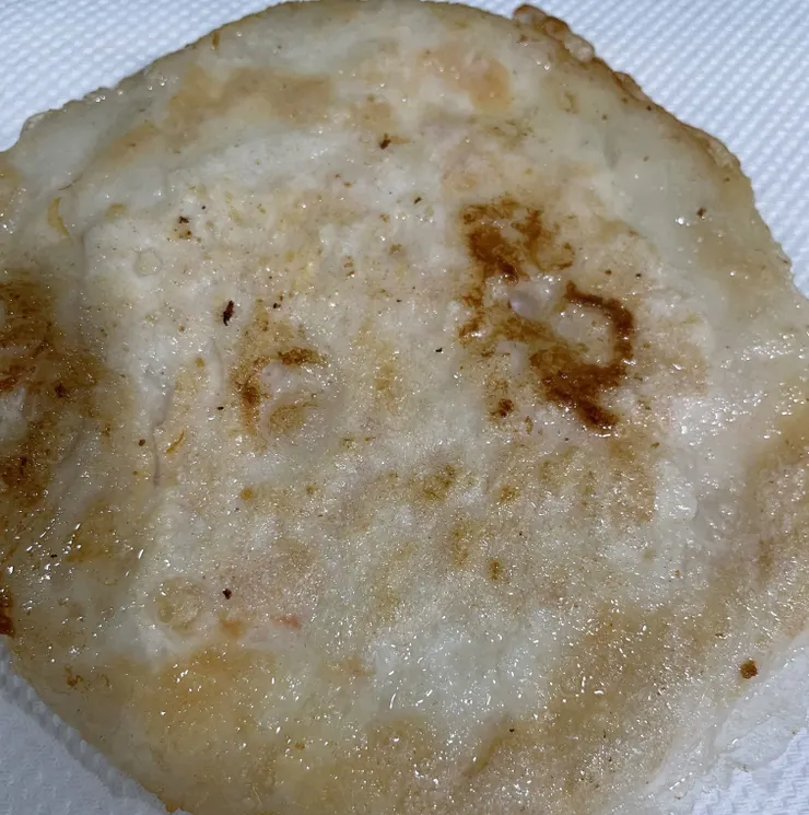 兩面金黃就可以起鍋分切