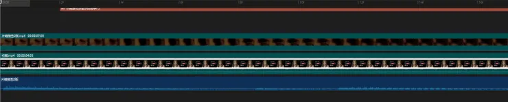 時間軸拉大後會看到"F"