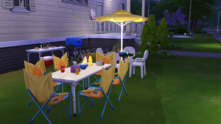 還是後院比較熱鬧，客人都聚在這裏。