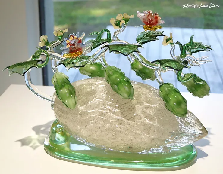 ▲新竹市玻璃工藝博物館-「時光璃影」聯展/圖片來源:Betty's Jump Diary