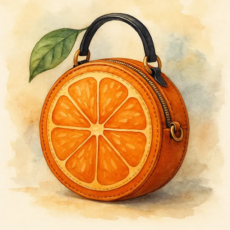 柳丁包的草圖，下指令驅使AI生成模擬圖。