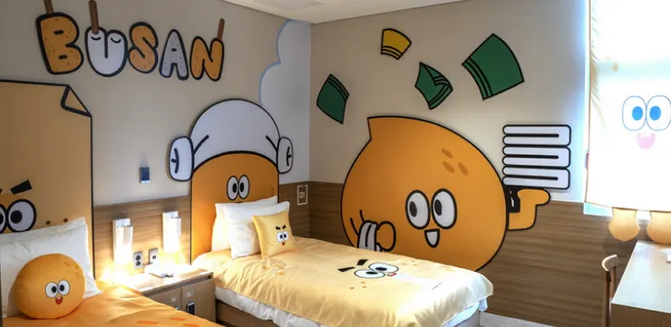 房間也太可愛，大人也想住啊。摘自官網