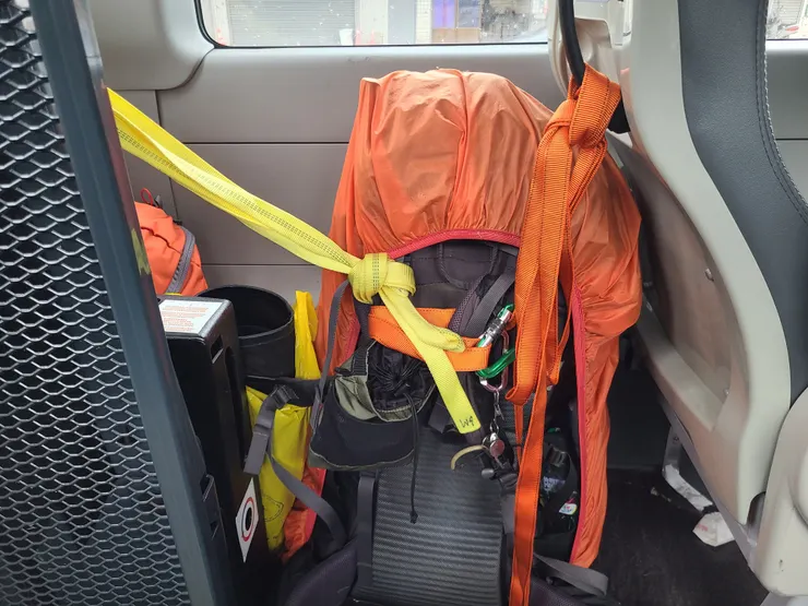 行程可能會需要用到的扁帶，提早上場