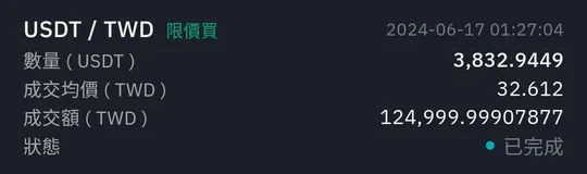 BitoPro 買進紀錄