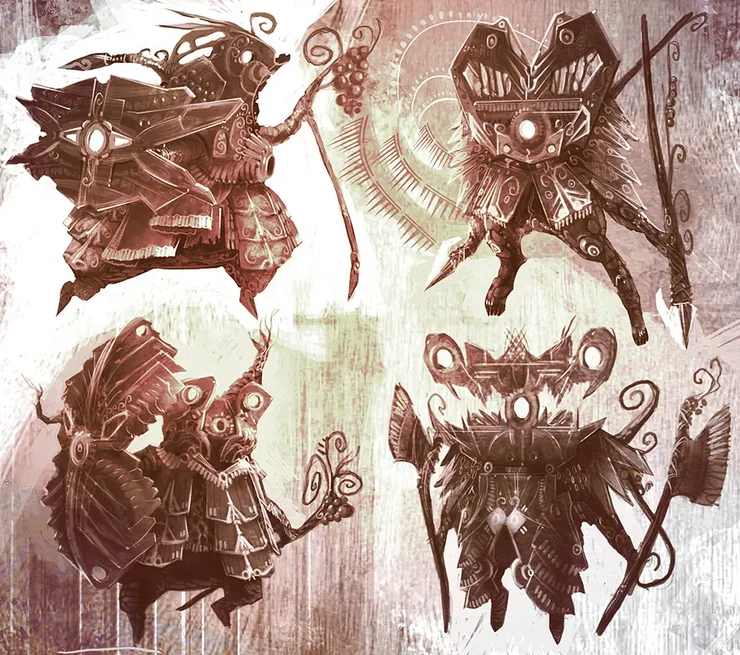 Retro廢案稿-德庫戰士