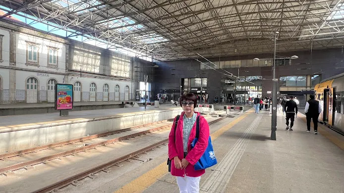 布拉加車站是終點站所以不擔心下錯站