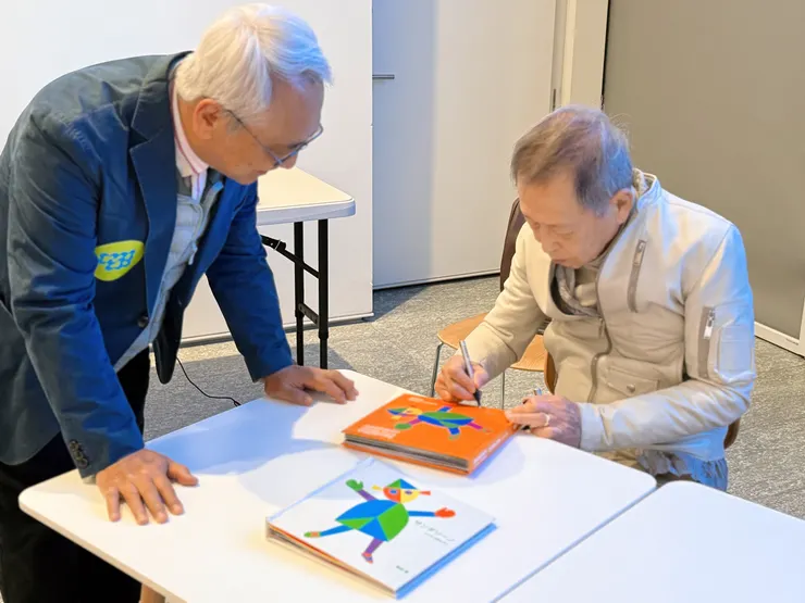 臺灣麥克出版社社長與新宮晉老師