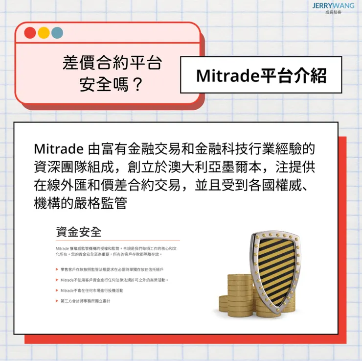 在Mitrade 平台上面投資安全嗎與監管介紹