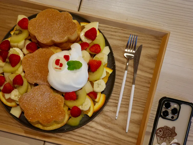 miko cafe的招牌鬆餅