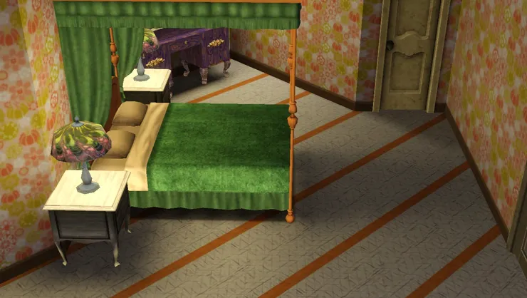 有柱子和篷的床總覺得很特別,很想睡睡看。