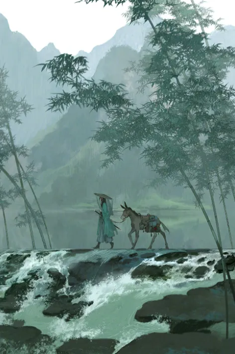 好像可以感受到水氣