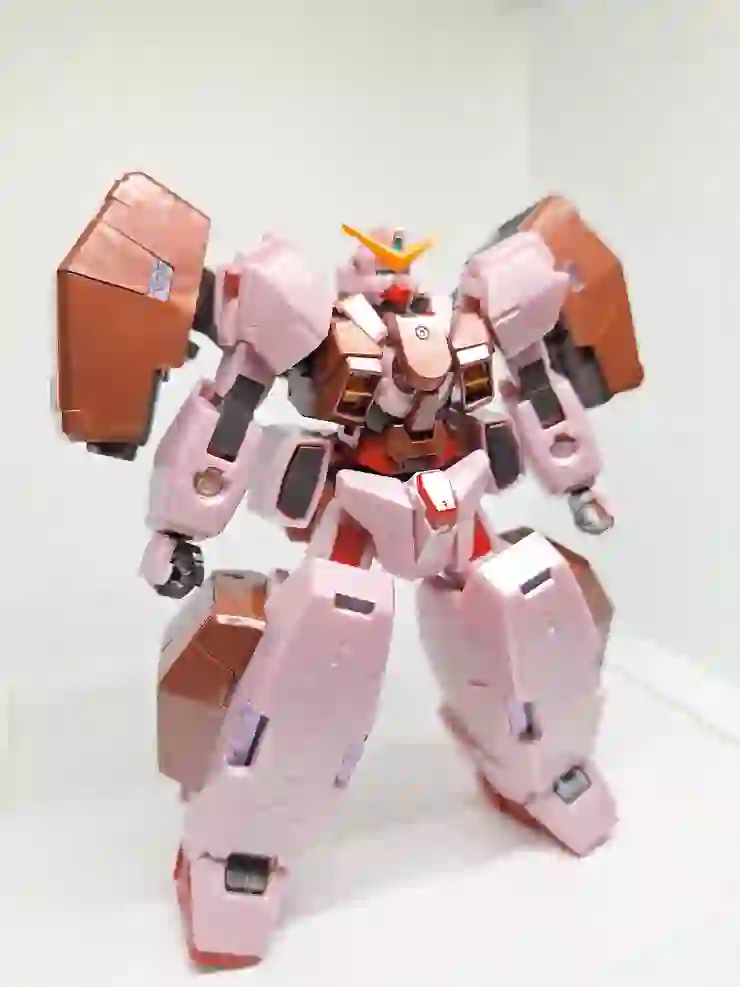 [模型開箱]-HG00 034 德天使鋼彈[Trans-Am模式]