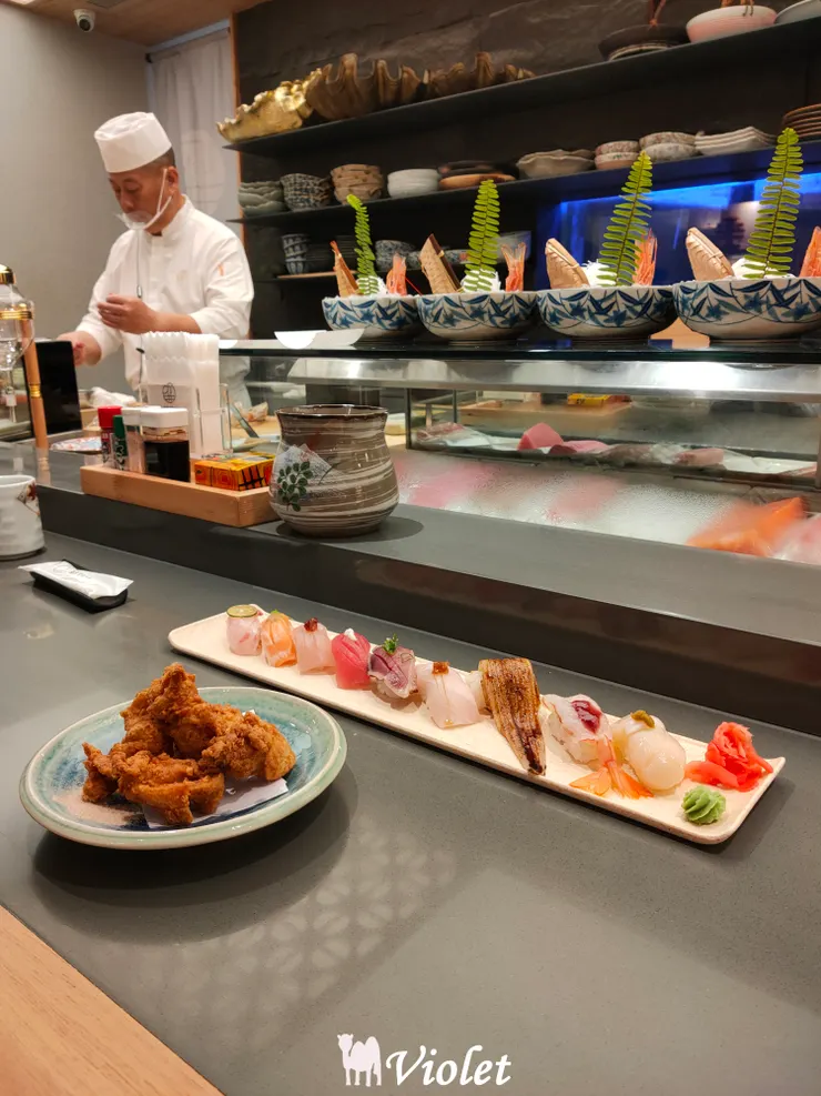 綜合握壽司 & 若雞唐揚