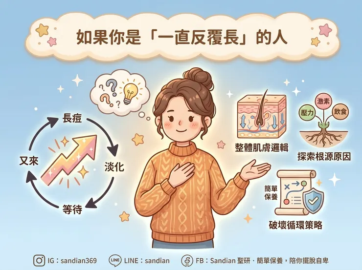 為什麼你會一直長內包痘？ 