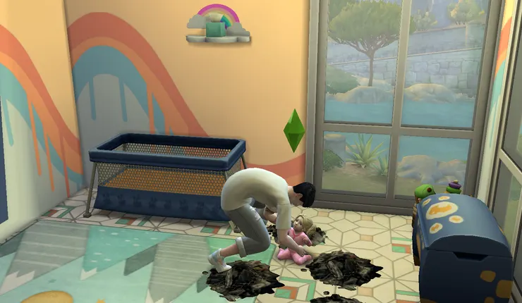 棣棣很包容她...