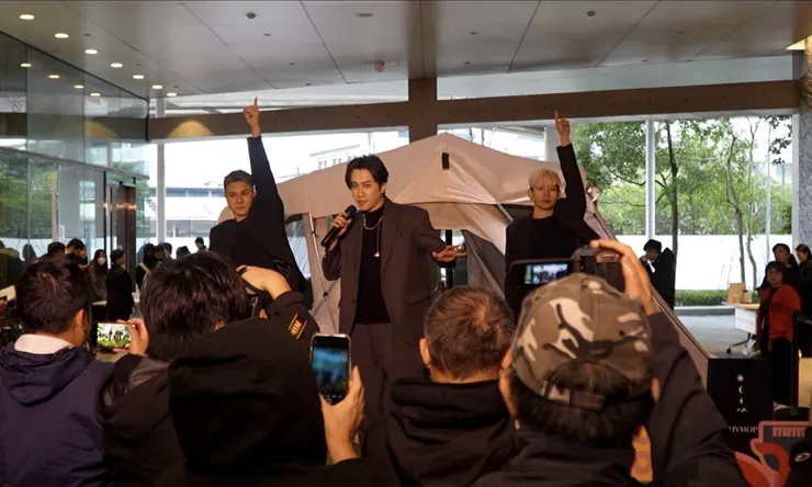 陳漢典以跳唱歌手身份炒熱全場氣氛(提供:杰思國際娛樂)