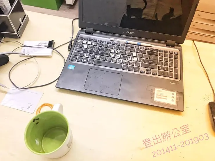 離職時的記念照片