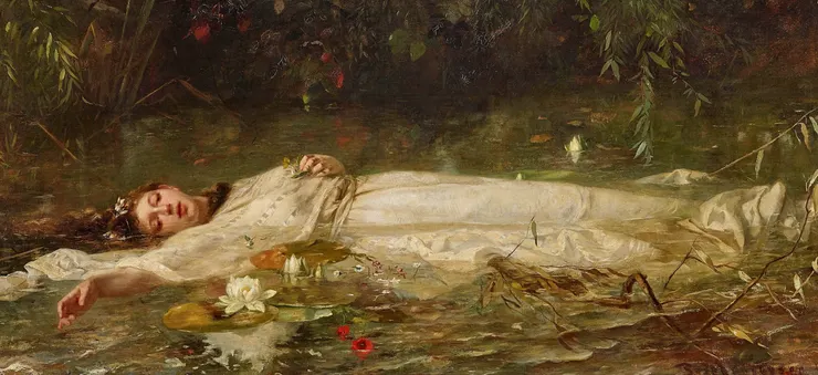 Ophelia, Heyser所繪, resource from wikipedia