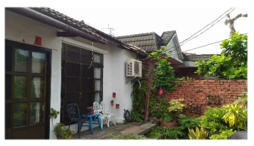 數年前與同學拍下的自強新村一隅