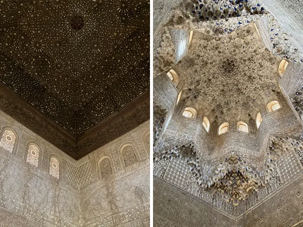 幾何藝術在天花板上的表現