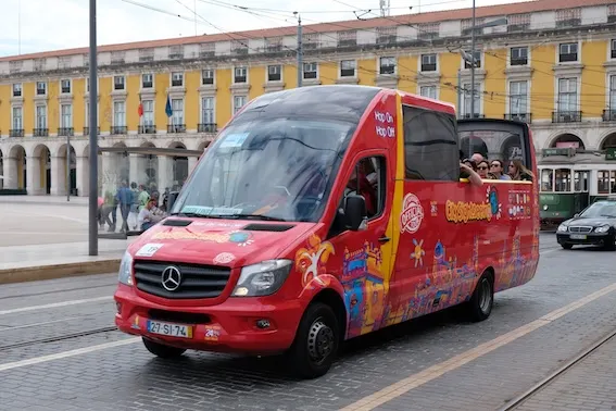 葡萄牙里斯本的觀光巴士