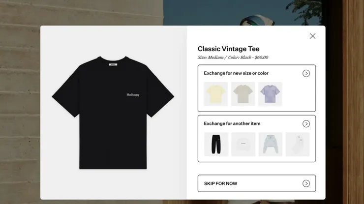 店家網站整合 Loop Returns 的退貨介面