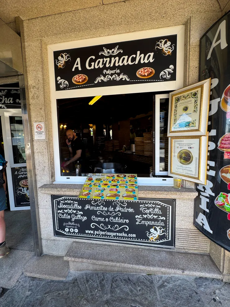 這間是Melide必吃的朝聖餐廳