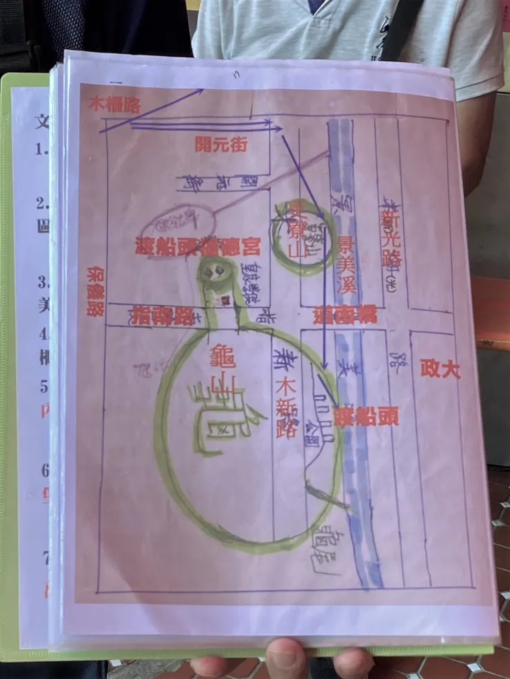 位在龜首的渡船頭福德宮