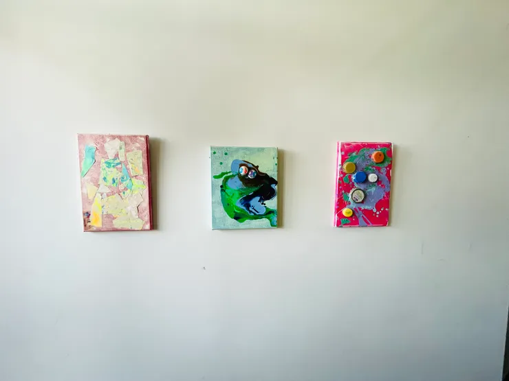 幼兒時期褪色的畫