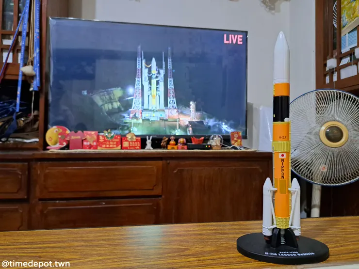 最後買了模型回來和網路轉播合照