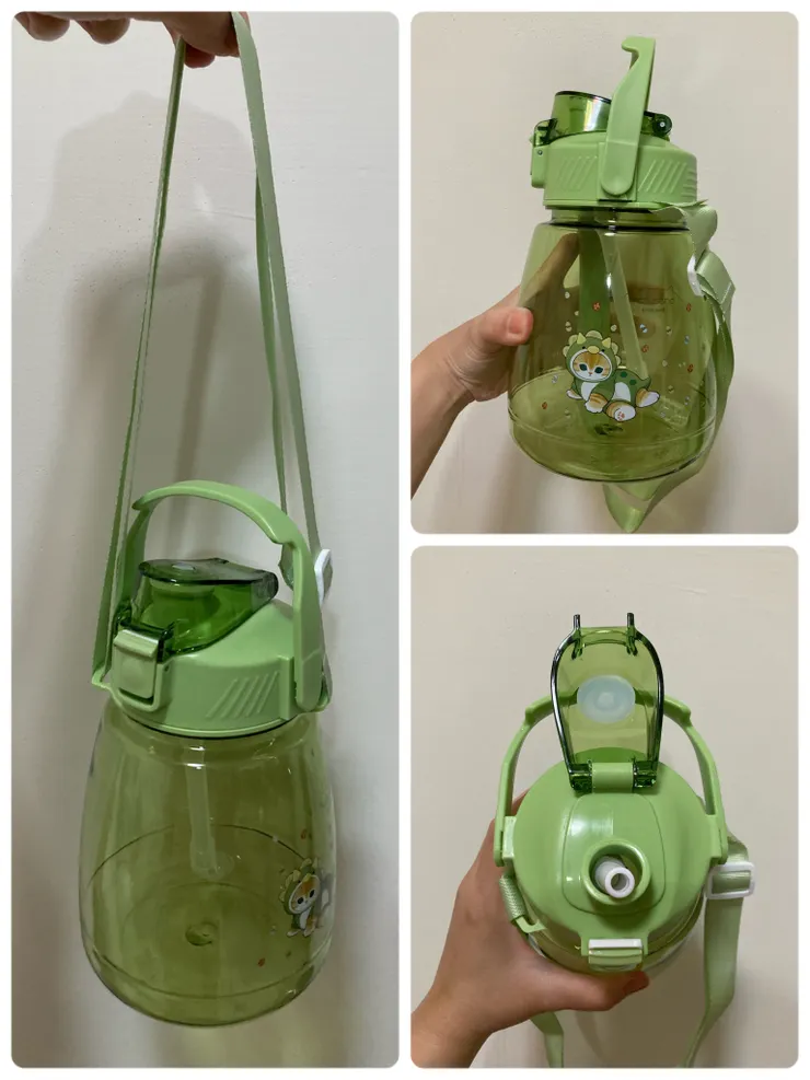 瓶口大、可拆式吸管很好清洗！