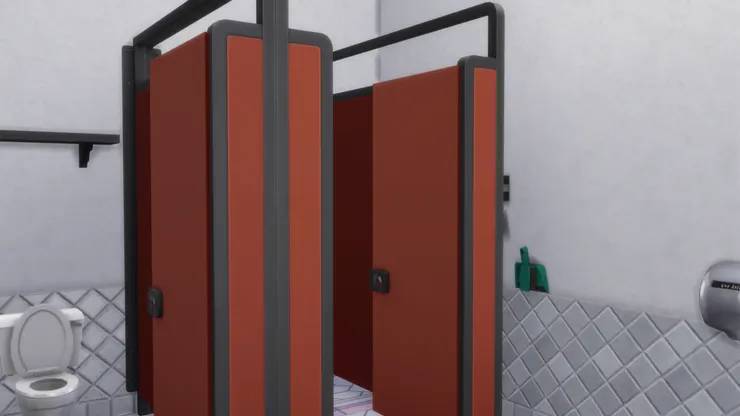 教職員人數較少,所以洗手間沒有很大。(其實我沒使用過,所以不知道。)