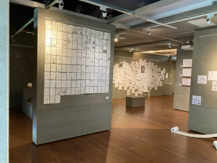 將區域分配得不像一般的展場