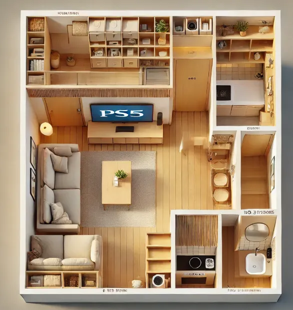 看到CHATGPT設計出這麼獵奇的平面圖，我知道室內設計師還能吃會兒飯