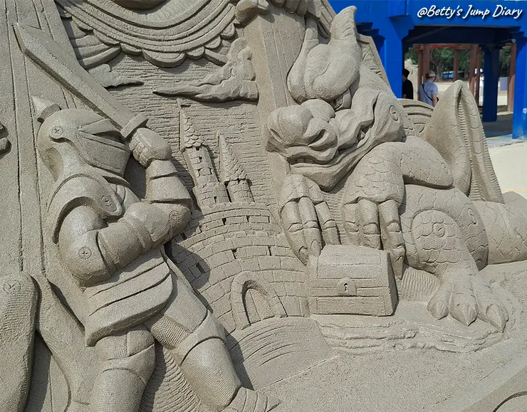 ▲2025苗栗「通霄沙雕藝術節」逍遙沙城/圖片來源：Betty's Jump Diary