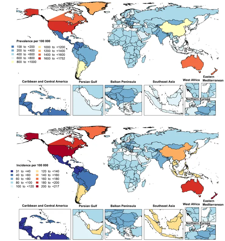 痛風發生率(Asghari et al., BMC Musculoskelet Disord., 2024)