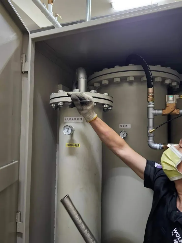 60m3/min N2PSA氮氣產生機 更換前處理顆粒活性碳