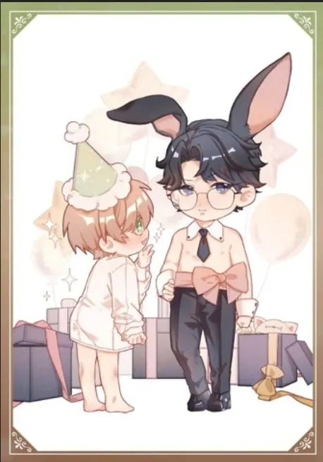 Q版印簽卡（簽名在背面）