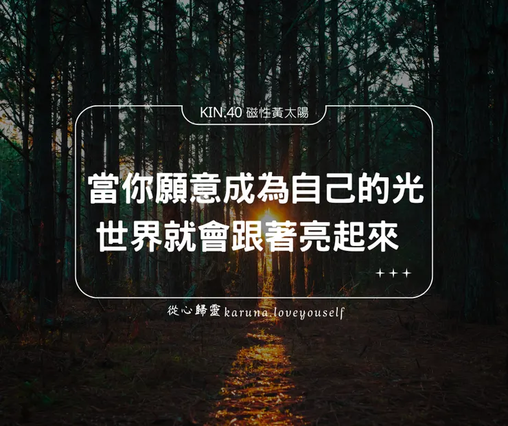 KIN.40 磁性黃太陽