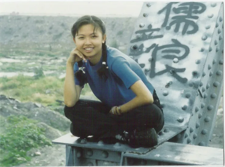 16 歲，攝於大樹舊鐵橋。