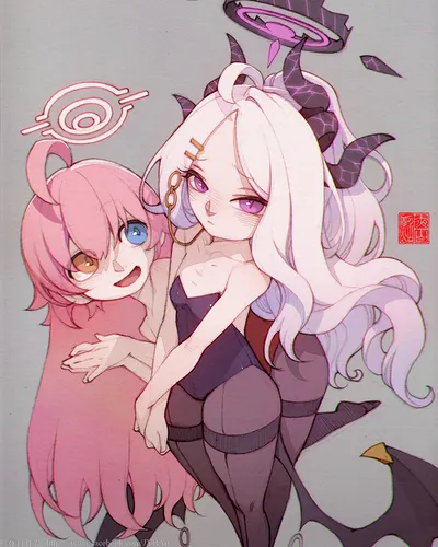 《ヒナ と ホシノ》