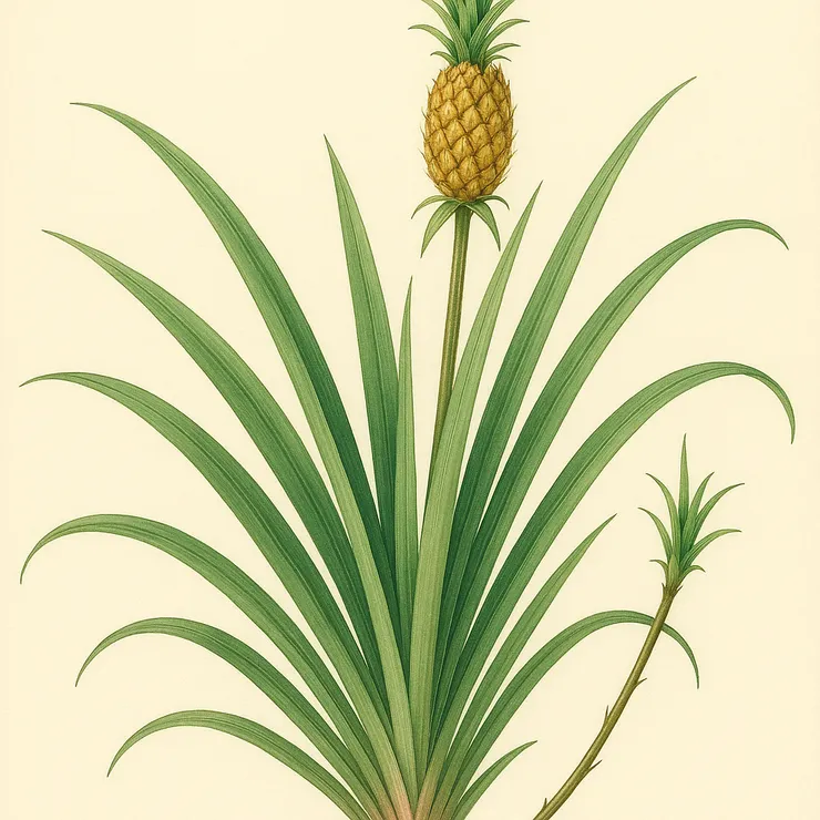 纖維鳳梨。圖片作者：ChatGPT