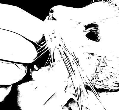 最近受泌尿道困擾的Ina，每日早晚必須進行的小遊戲～～～