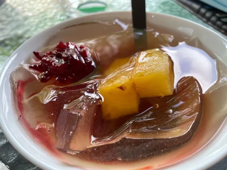 一山沐咖啡屋_招牌愛玉