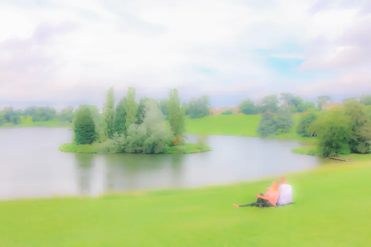 布雷尼宮的莊園一景