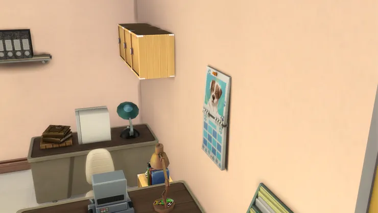 這些辦公桌我試了很多擺法，最後覺得這樣放最實用和好看。